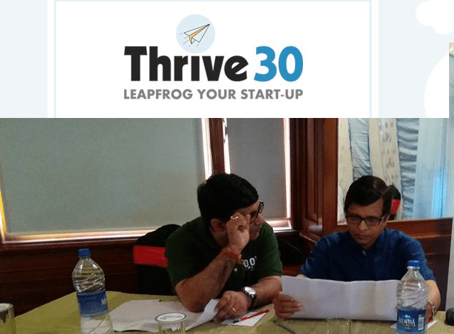 At Thrive30 - East India's Biggest Start up Showcase Program